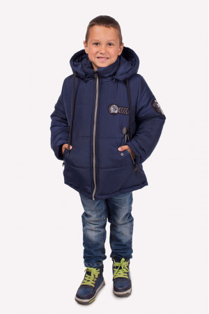 Синя зимова куртка для хлопчика